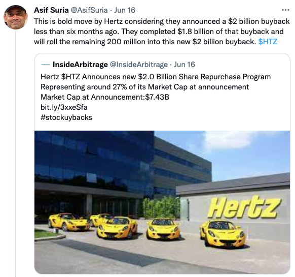 This is bold move by Hertz