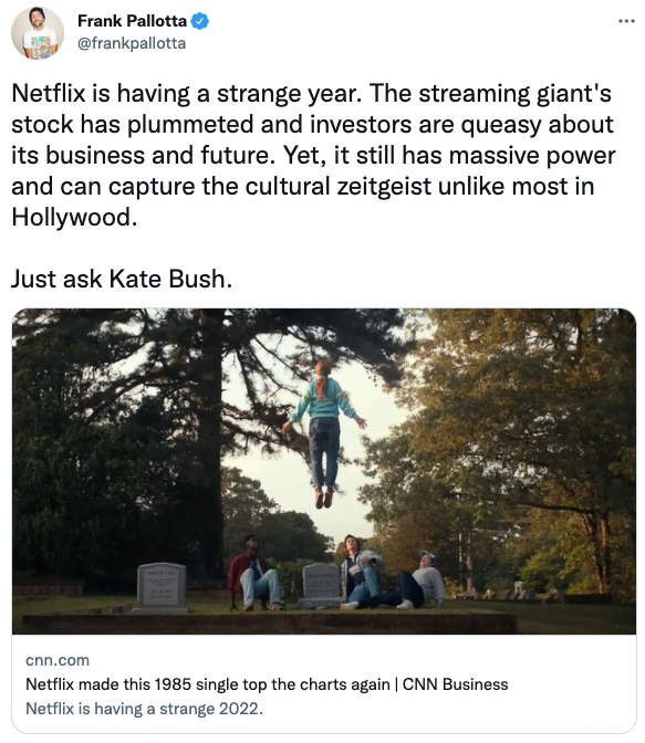 Netflix is having a strange 2022