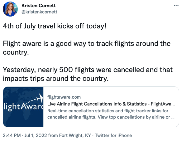 4th of July travel kicks off!