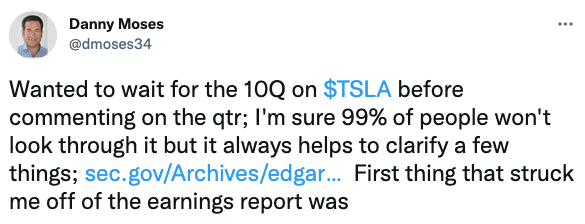 Wanted to wait for the 10Q on $TSLA before commenting on the qtr