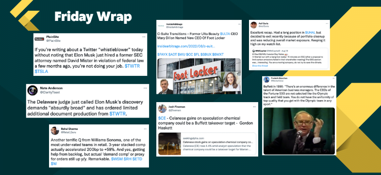 Inside Arbitrage Friday Wrap – Another Twist In The Twitter Saga