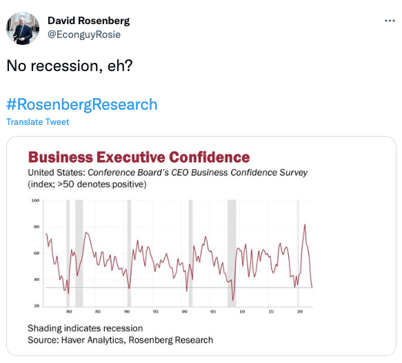 No recession, eh?