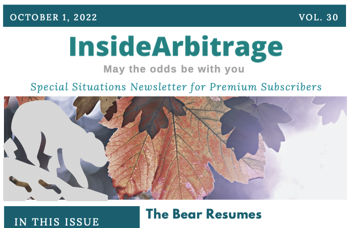 October 2022 Premium Newsletter Cover