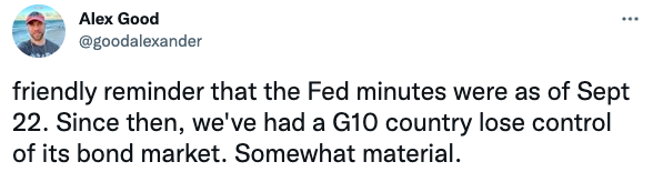 friendly reminder that the Fed minutes were as of Sept 22.
