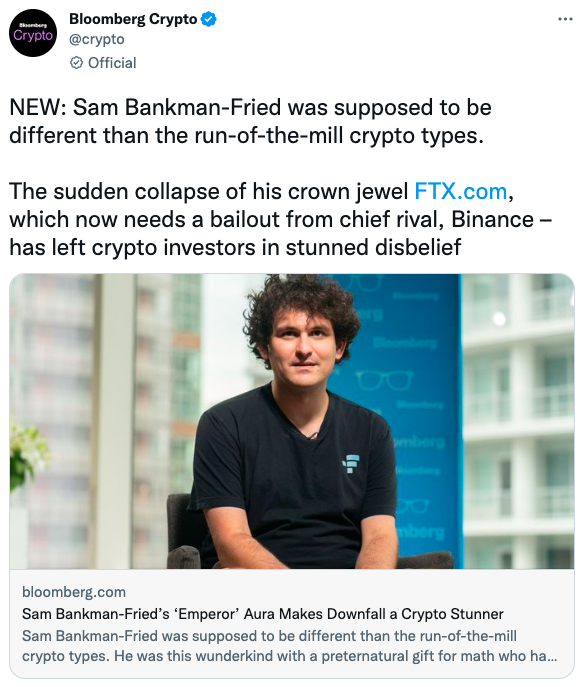 Sam Bankman-Fried was supposed to be different than the run-of-the-mill crypto types