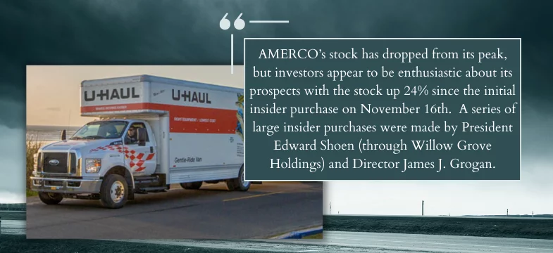 Insider Weekends: 28 Million Purchase By The Insiders Of U-Haul