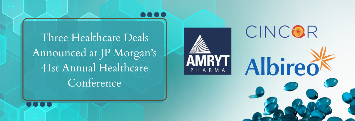 Merger Arbitrage Mondays - Three Healthcare Deals Announced at JPMorgan’s Healthcare Conference