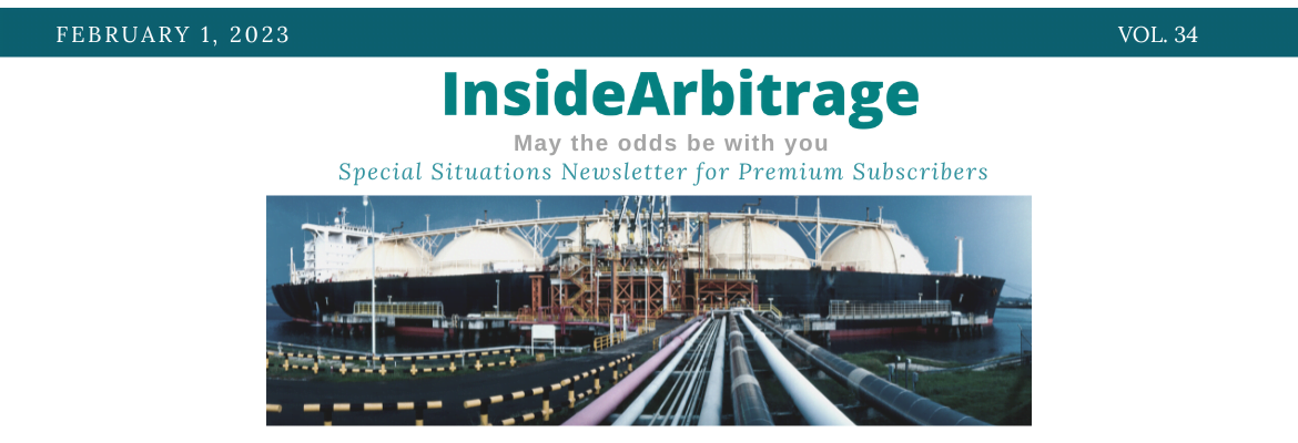 InsideArbitrage Special Situations Newsletter: February 2023