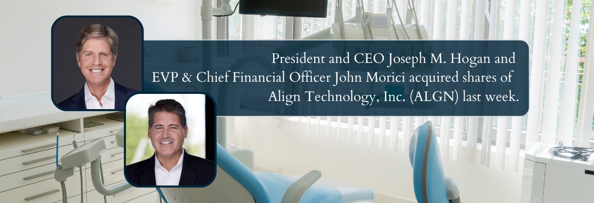 CEO and CFO of Align Technology Purchase Shares - Insider Weekends ...