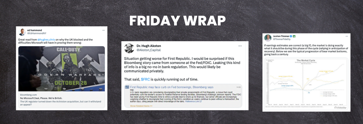 InsideArbitrage Friday Wrap - April 28, 2023