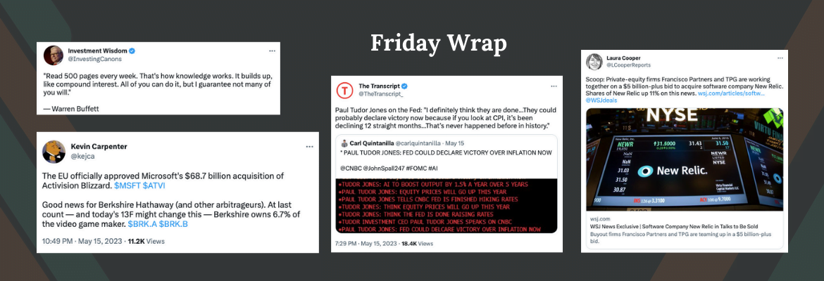 InsideArbitrage Friday Wrap - May 19, 2023