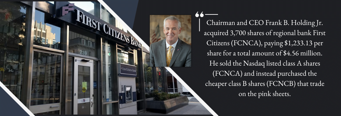 First Citizens Dual Class Arbitrage - Insider Weekends