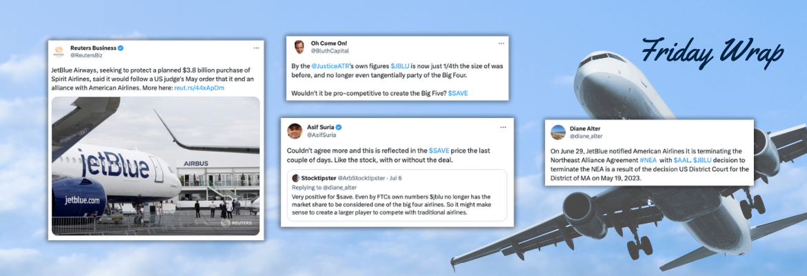JetBlue Getting its Spirits Up - InsideArbitrage Friday Wrap