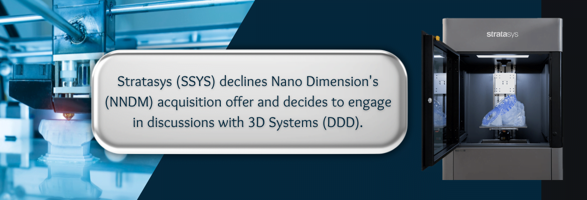 Stratasys To Engage In Discussions With 3D Systems - Merger Arbitrage Mondays