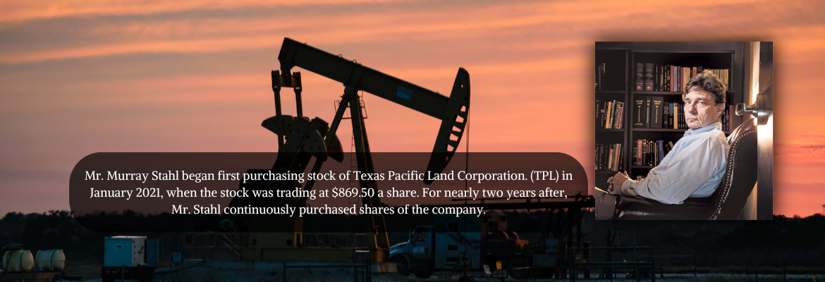 Insider Weekends - Texas Pacific Land Director Purchases Shares After Court Drama