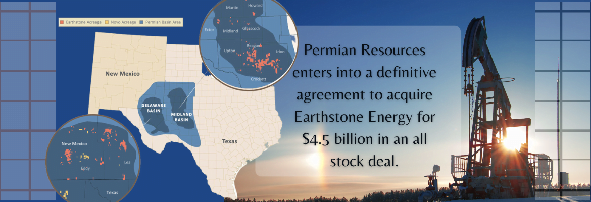 Permian Resources Strikes Deal To Acquire Earthstone Energy - Merger Arbitrage Mondays