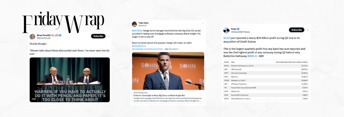 InsideArbitrage Friday Wrap - September 1, 2023