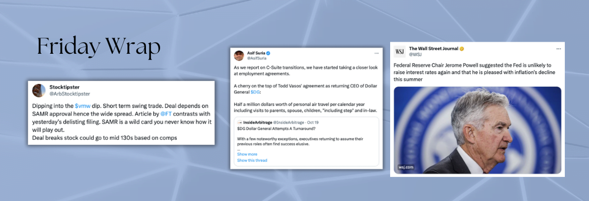 China a Wild Card in VMWare Deal - InsideArbitrage Friday Wrap