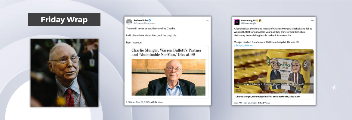 Tribute to Charlie - InsideArbitrage Friday Wrap