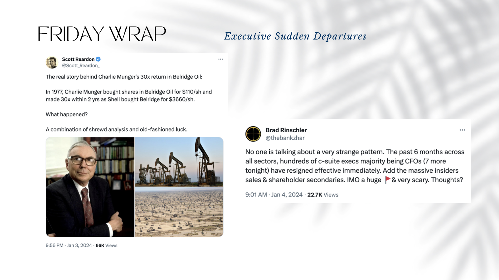 Friday Wrap Tweets Jan 5 2024