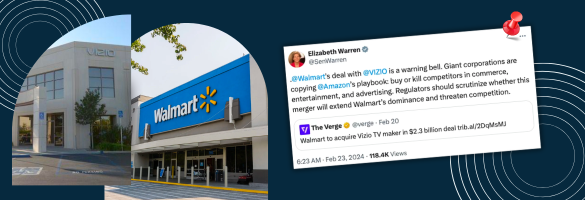 Walmart's Deal for VIZIO Faces Potential Regulatory Scrutiny - Merger Arbitrage Mondays