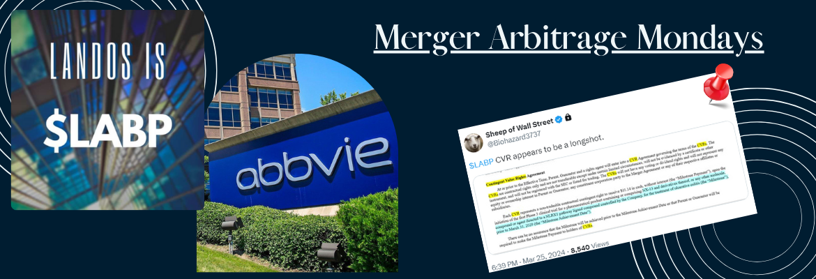 Merger Arbitrage Mondays