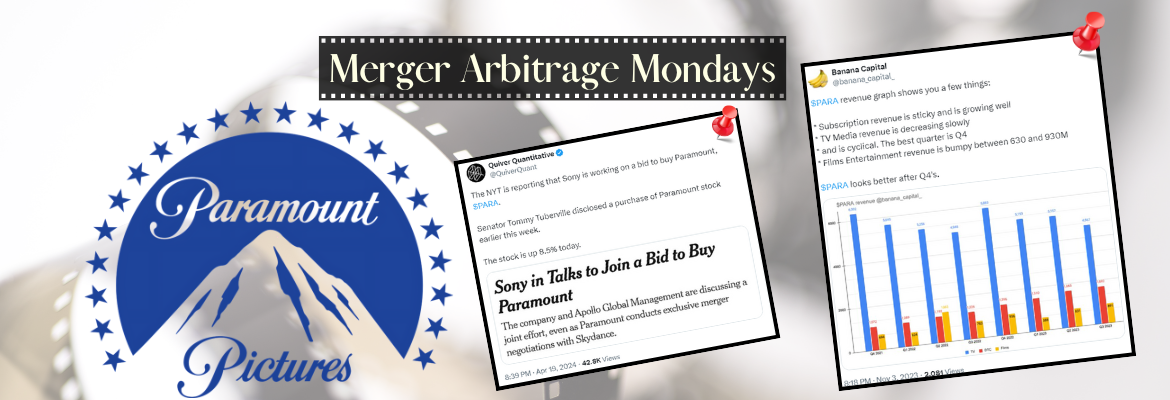 Merger Arbitrage Mondays