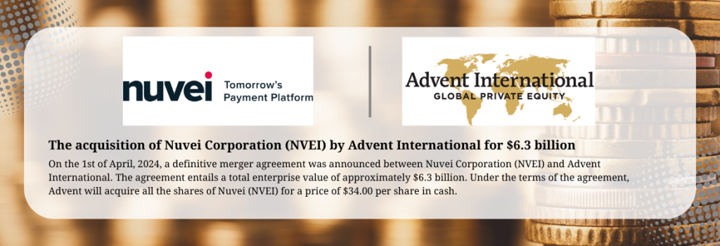 NUVEI ADVENT MERGER