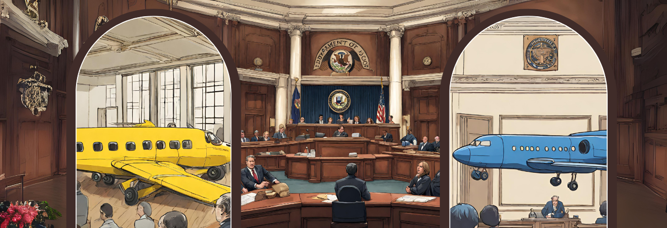 Spirit-JetBlue DOJ battle