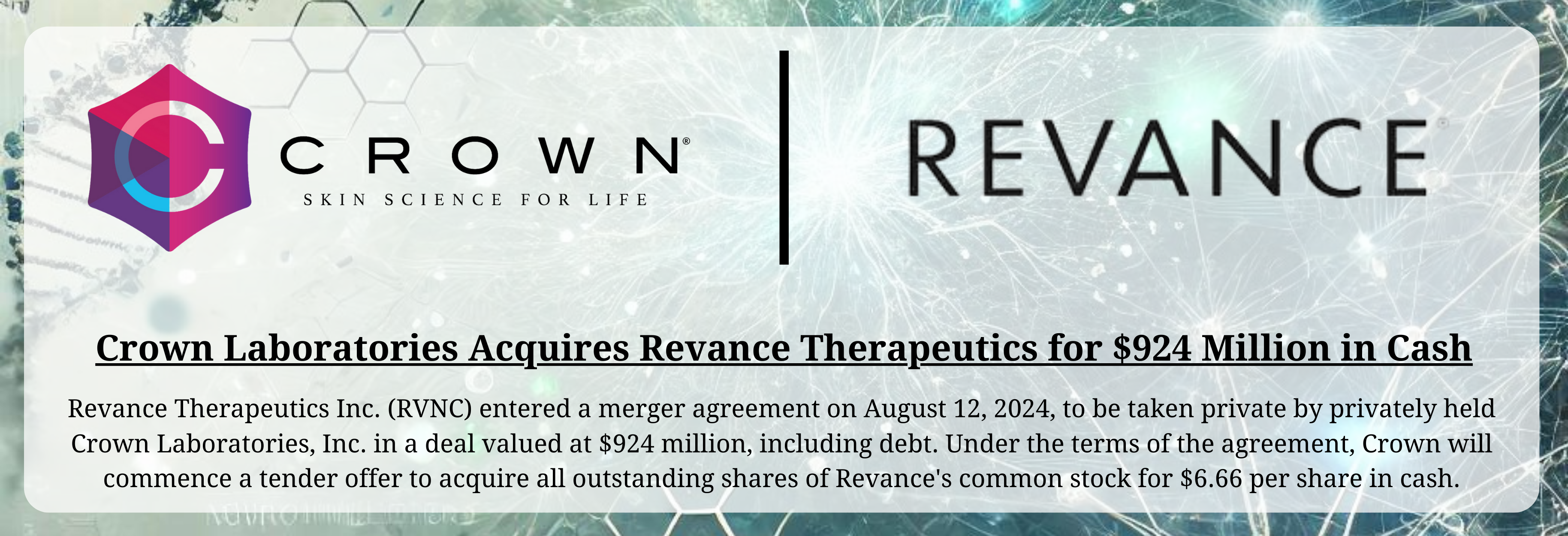 Crown - Revance Merger
