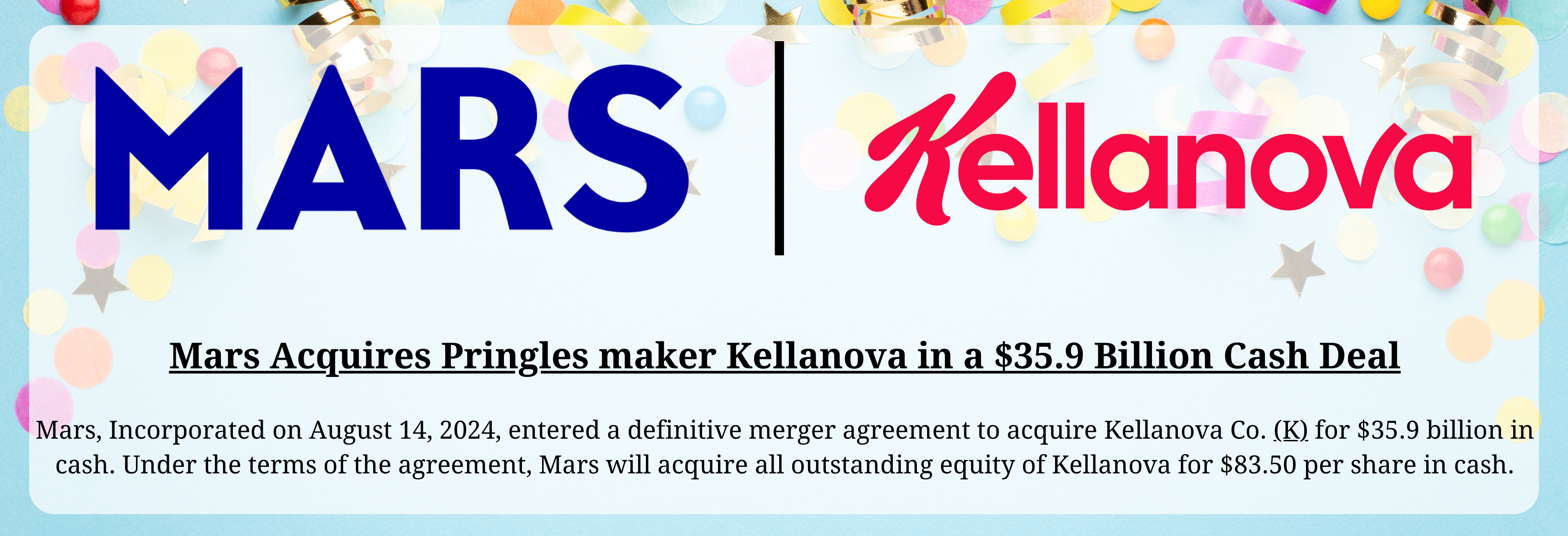 Mars - Kellanova Merger
