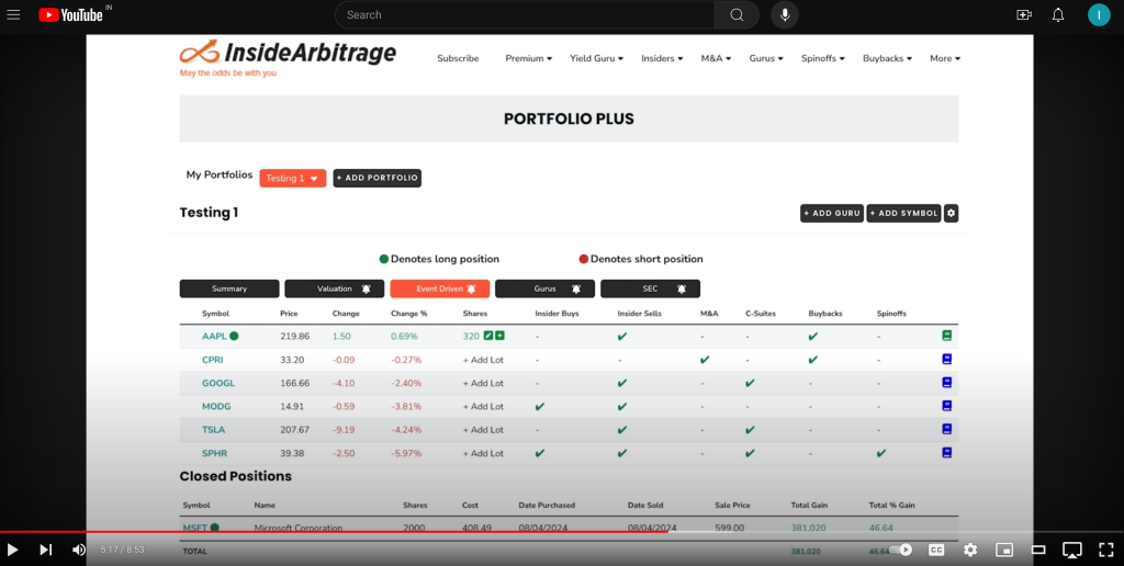 My Portfolio Plus Video Thumbnail