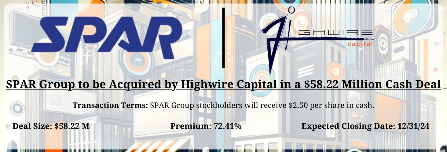 Highwire - Spar Merger