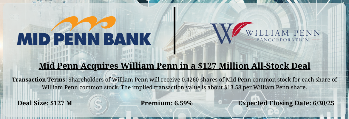 Mid Penn - William Penn Merger