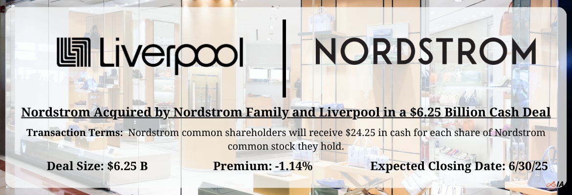 Nordstrom Family & Liverpool - Nordstrom Merger