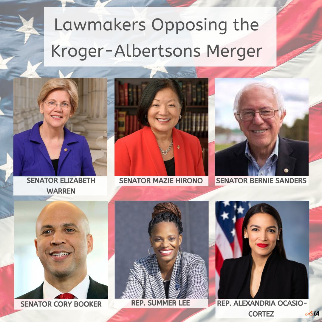 Lawmakers Opposing Kroger-Albertsons Merger