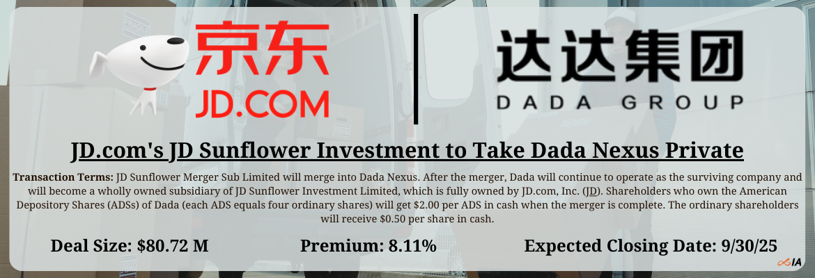 JD.com - Dada Nexus Take Private