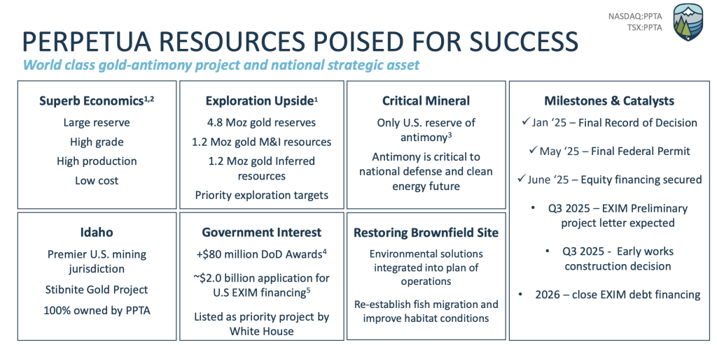 An overview of Perpetua Resources