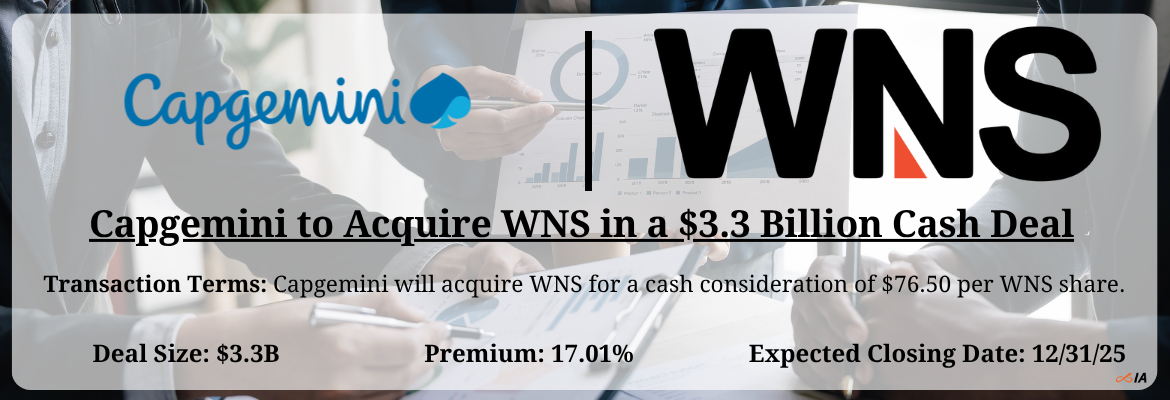 Capgemini - WNS Merger