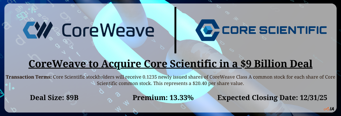 CoreWeave - Core Scientific Merger
