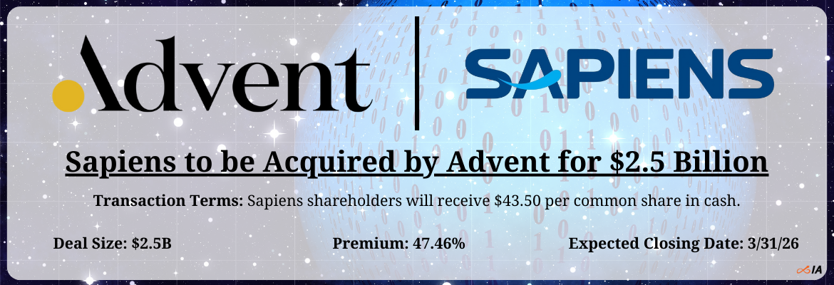 Advent - Sapiens Merger