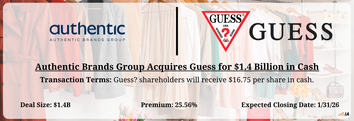 Authentic Brands Group - Guess Merger