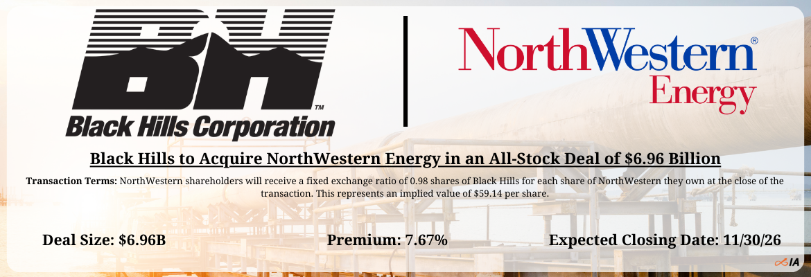 Black Hills - NorthWestern Energy Merger