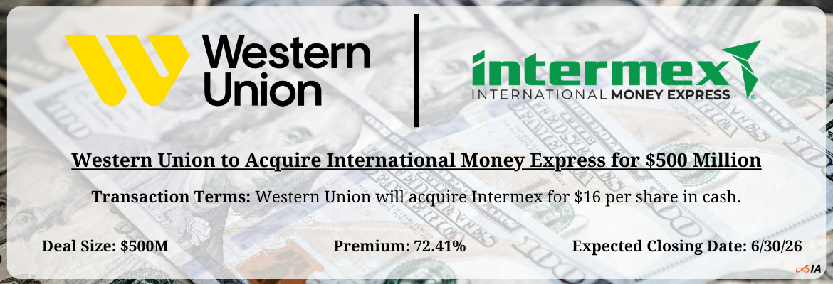 Western Union - International Money Express Merger