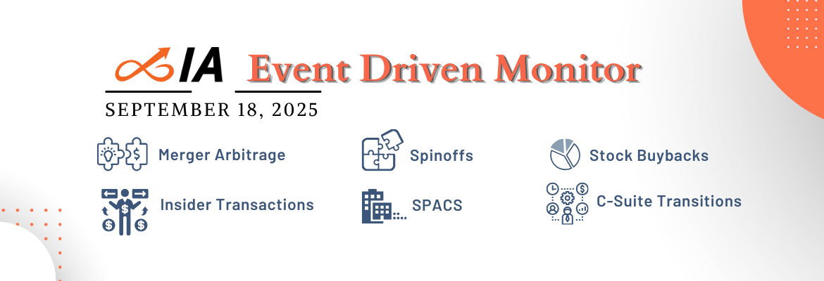 InsideArbitrage Event Driven Monitor September 18 2025