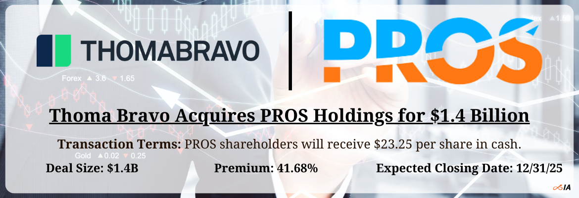 Thoma Bravo - PROS Holdings Merger