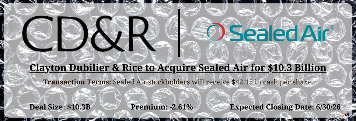 CD&R - Sealed Air Merger