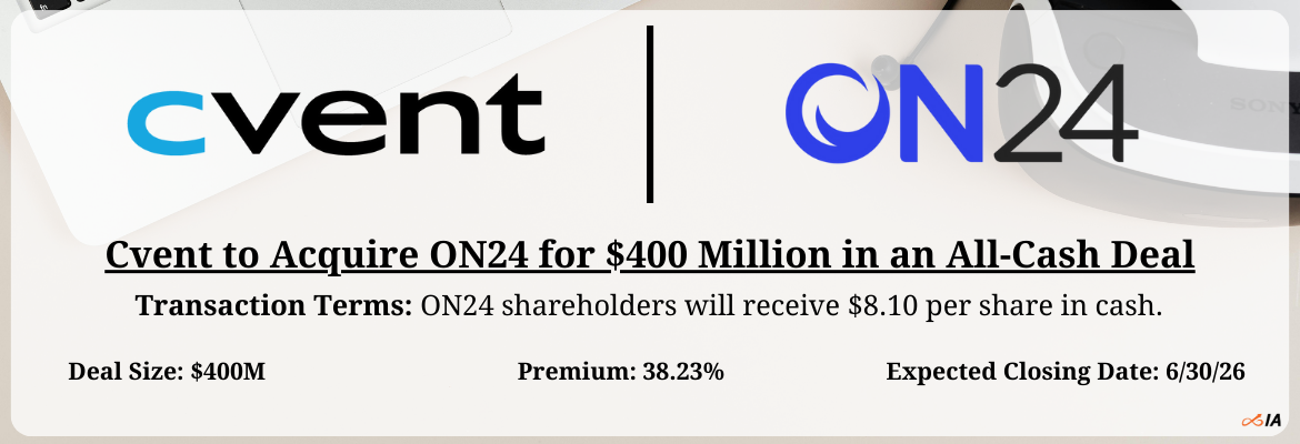 Cvent - ON24 Merger