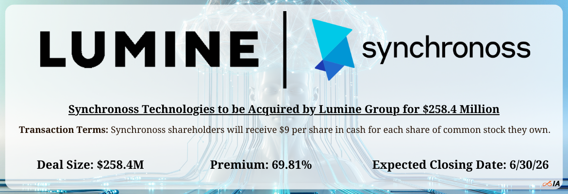 Lumine Group - Synchronoss Technologies Merger