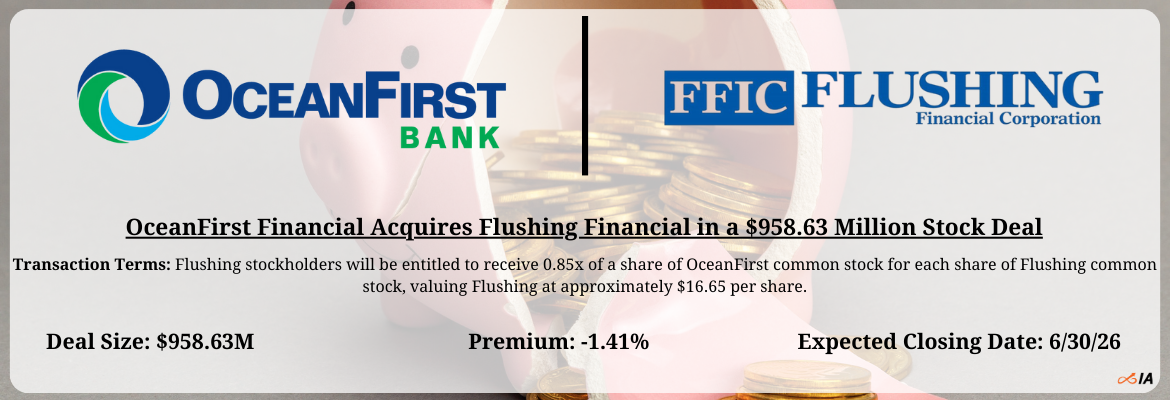 OceanFirst Financial - Flushing Financial Merger